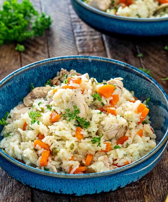Instant Pot Chicken and Rice Punchfork