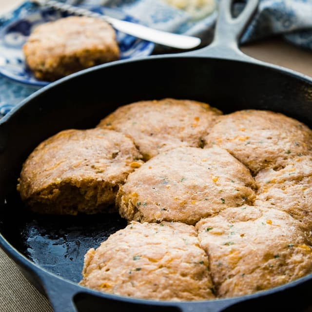 Cheesy WholeGrain Biscuits Punchfork