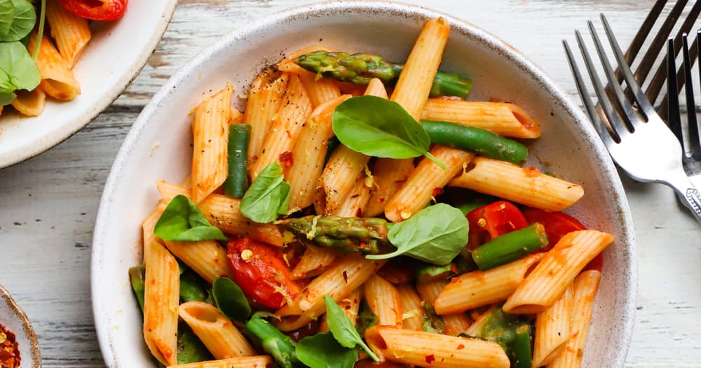 One Pot Summer Vegetable Pasta Punchfork