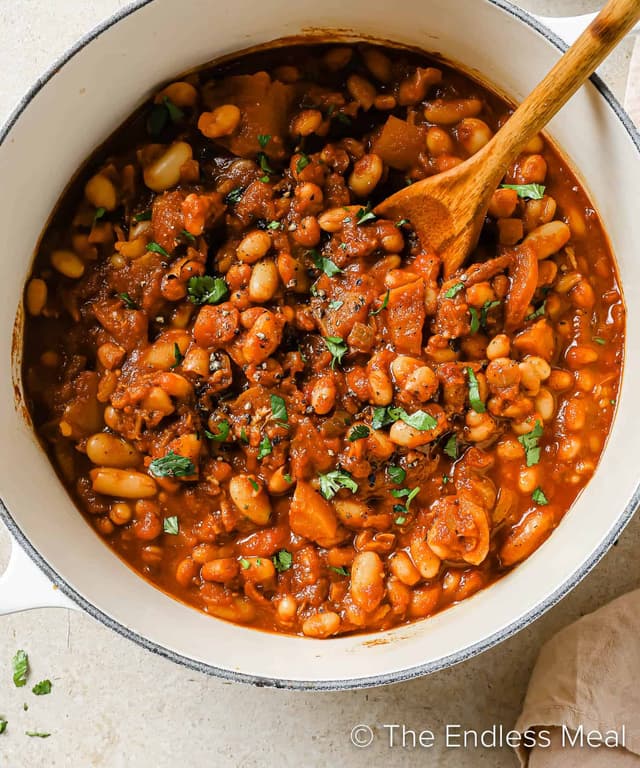 Sweet Apple Pie Baked Beans Punchfork