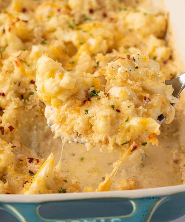 Keto Cauliflower Mac and Cheese Punchfork