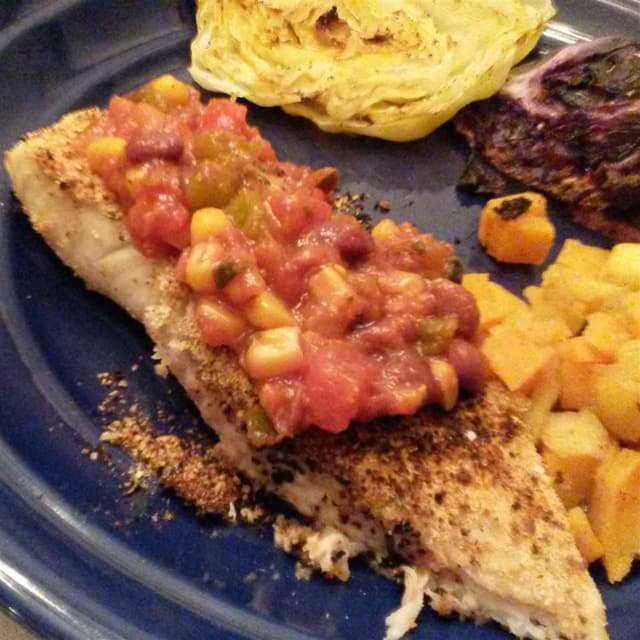 Kelly's Pan Fried Tilapia Punchfork