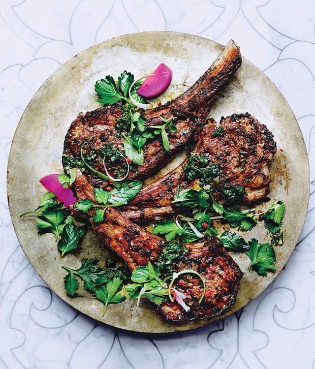 Mint and CuminSpiced Lamb Chops Punchfork