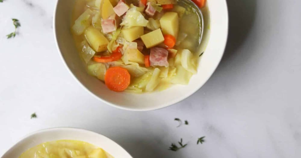 OldFashioned Ham and Cabbage with Potatoes Punchfork