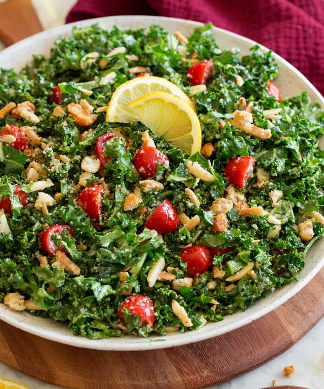 Lemon Parmesan Kale Salad Punchfork