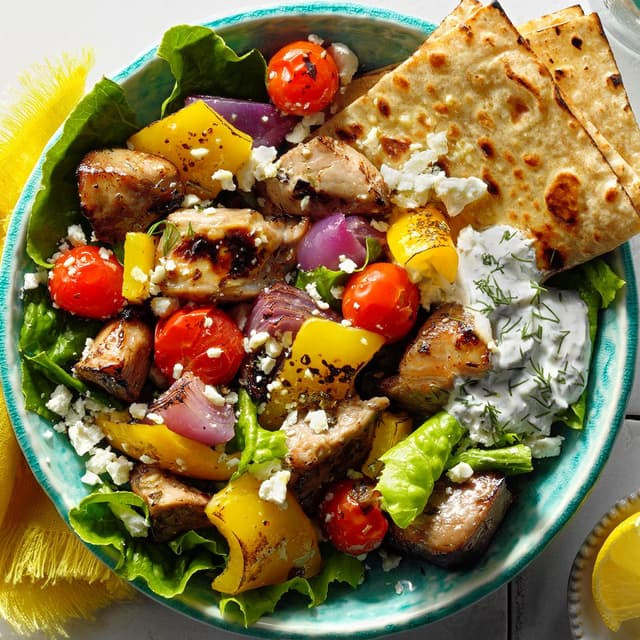 Greek Ouzo Pork Kabobs Punchfork