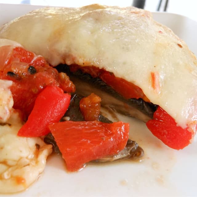 Grilled Portobello and Mozzarella Punchfork