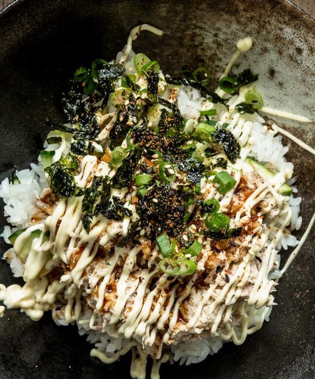 Tuna Mayo Deopbap (Korean Tuna Rice Bowl) Punchfork