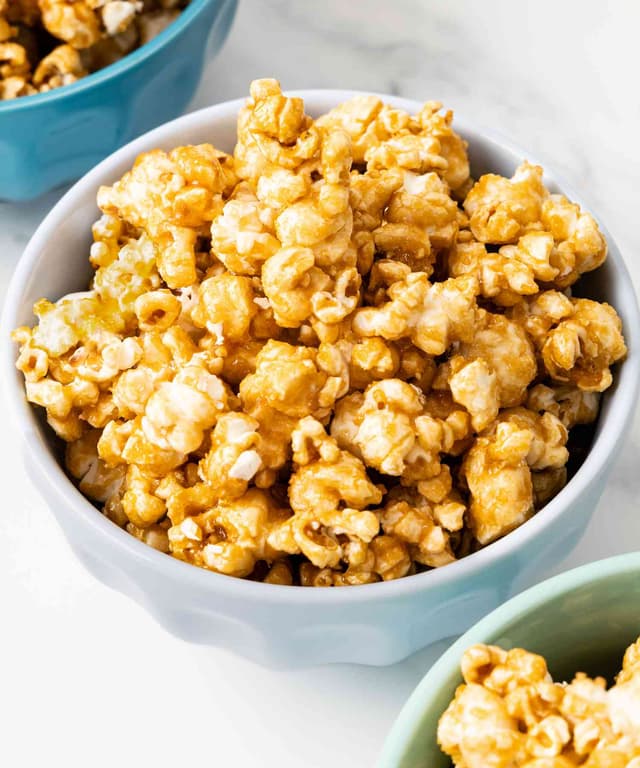 Microwave Caramel Corn Punchfork