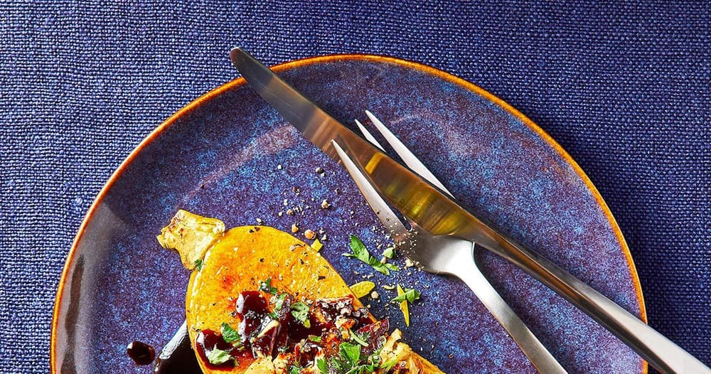 SausageStuffed Honeynut Squash Punchfork