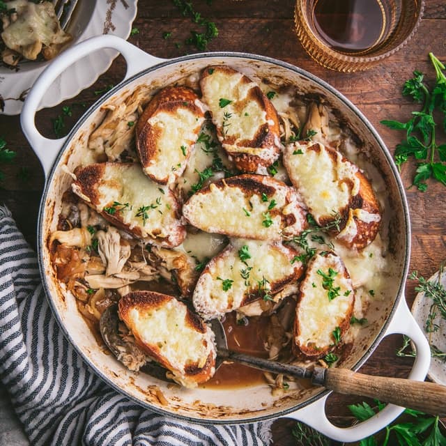 French Onion Chicken Bake Punchfork