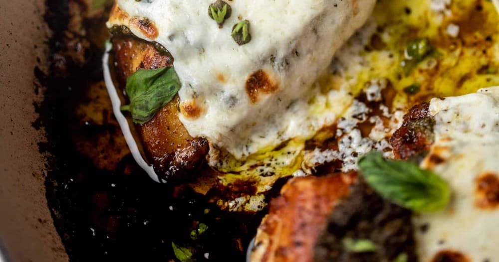 Easy Pesto Melt Chicken Punchfork