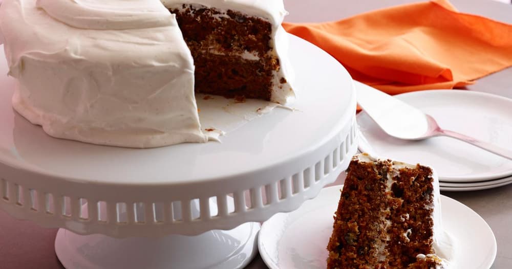 Carrot Cake with Marshmallow Fluff Cream Cheese Frosting Punchfork