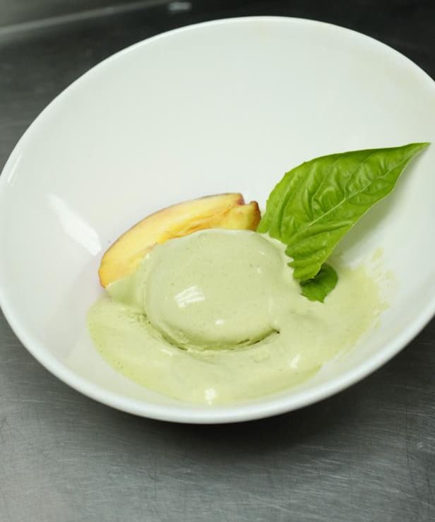 Basil Ice Cream Punchfork