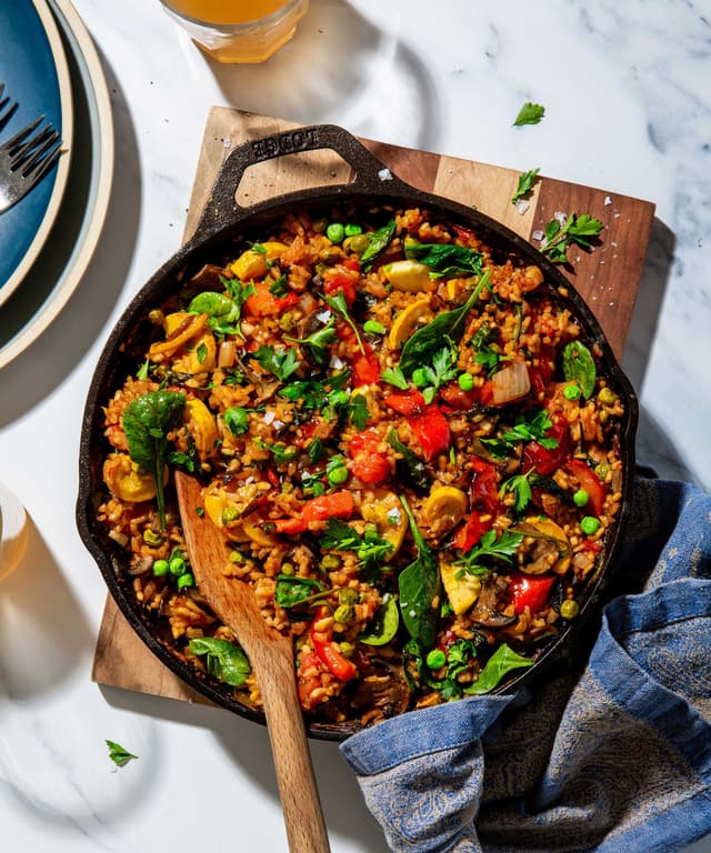 Vegetable Paella (Paella Verdura) Punchfork