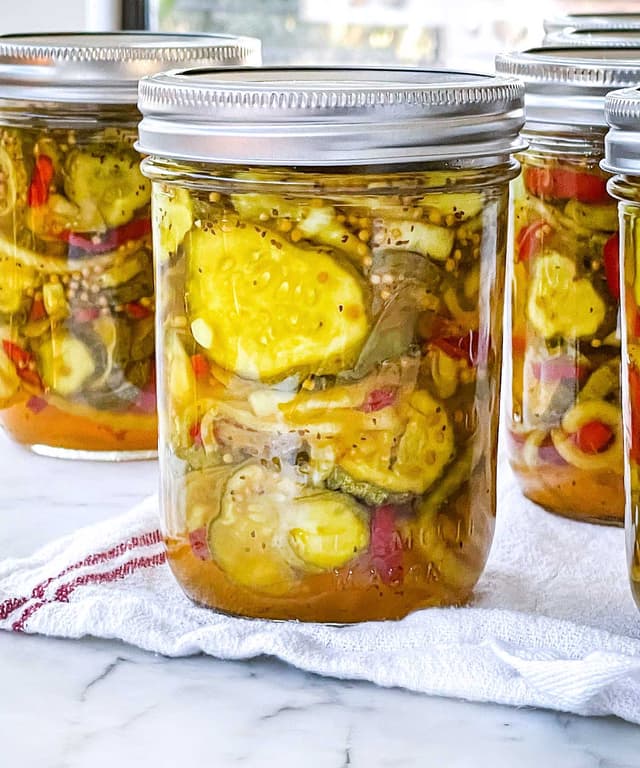 Zesty Bread and Butter Pickles Punchfork