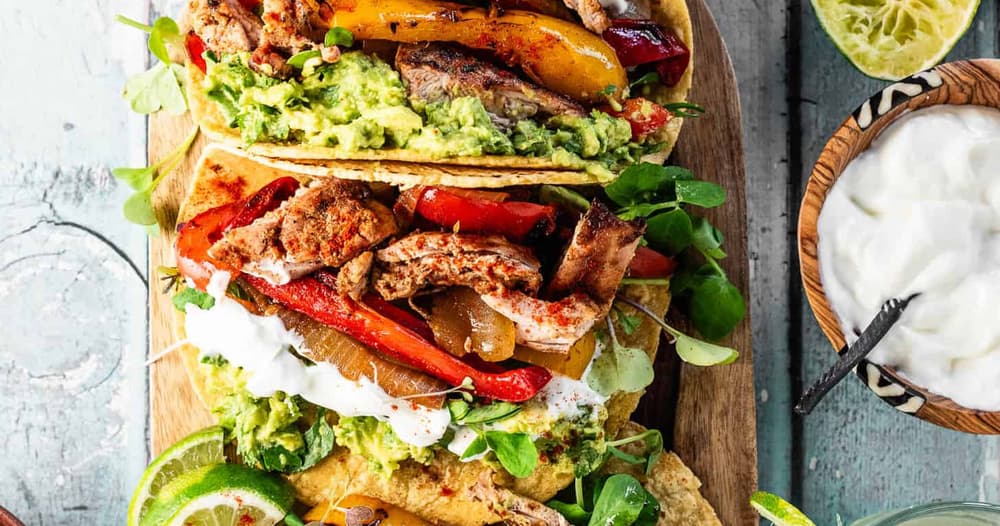 Mezcal Chicken Fajitas Punchfork