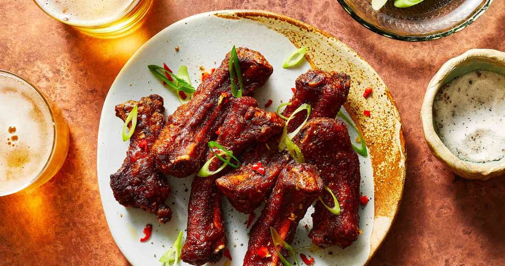 Chinese Salt and Pepper Spareribs with Homemade Pepper Salt Punchfork