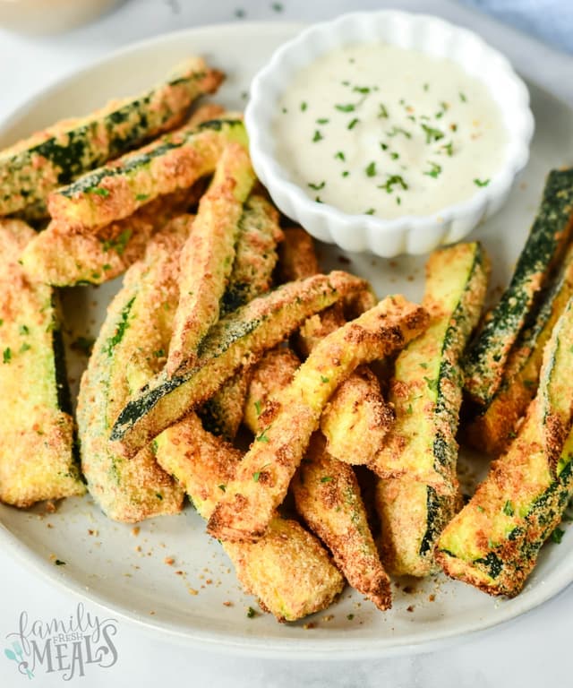 Air Fryer Zucchini Fries Punchfork
