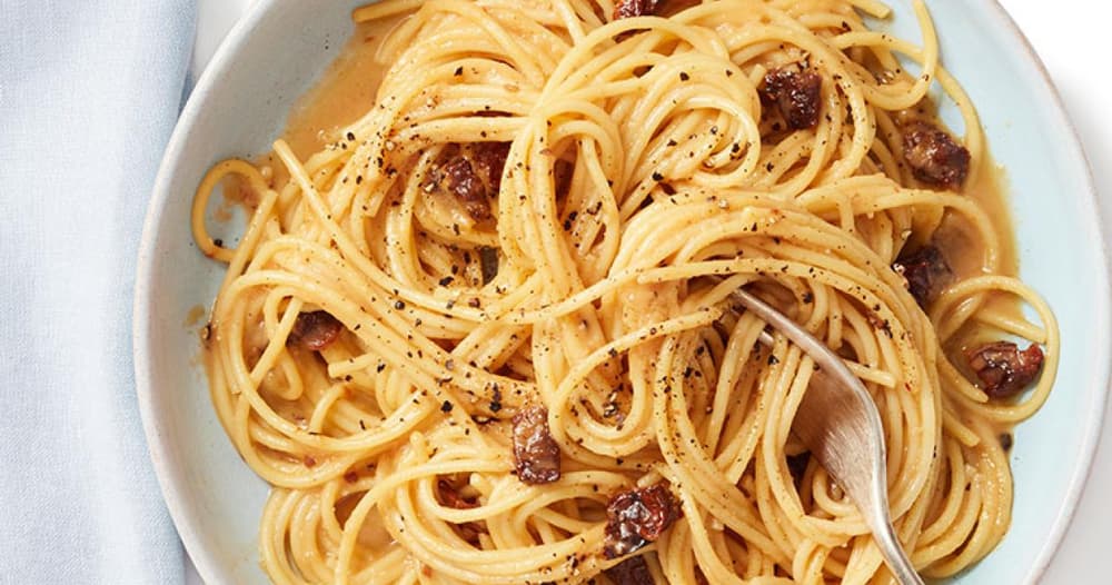 Meatless Carbonara Punchfork