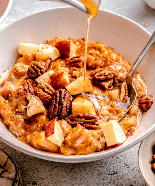 Slow Cooker Overnight Apple Cinnamon Oats Punchfork