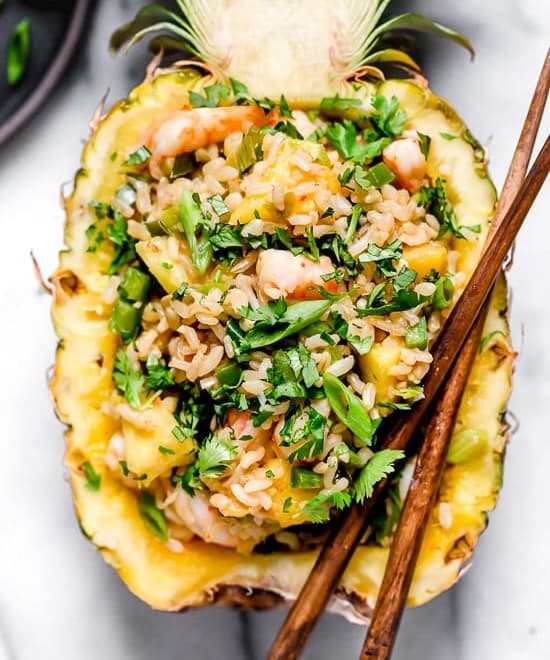 Pineapple Shrimp Fried Rice Punchfork