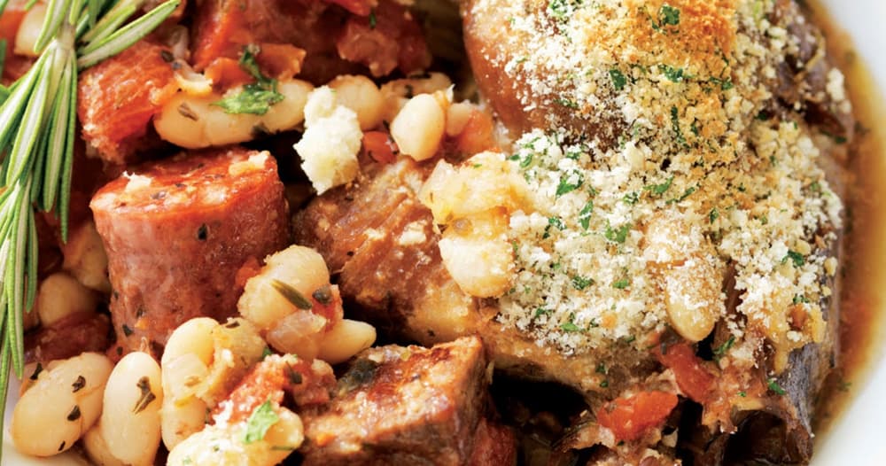 SlowCooker Lamb and Duck Cassoulet Punchfork