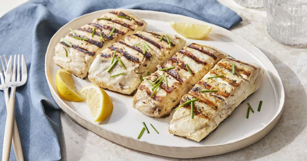 Grilled Striped Bass Punchfork