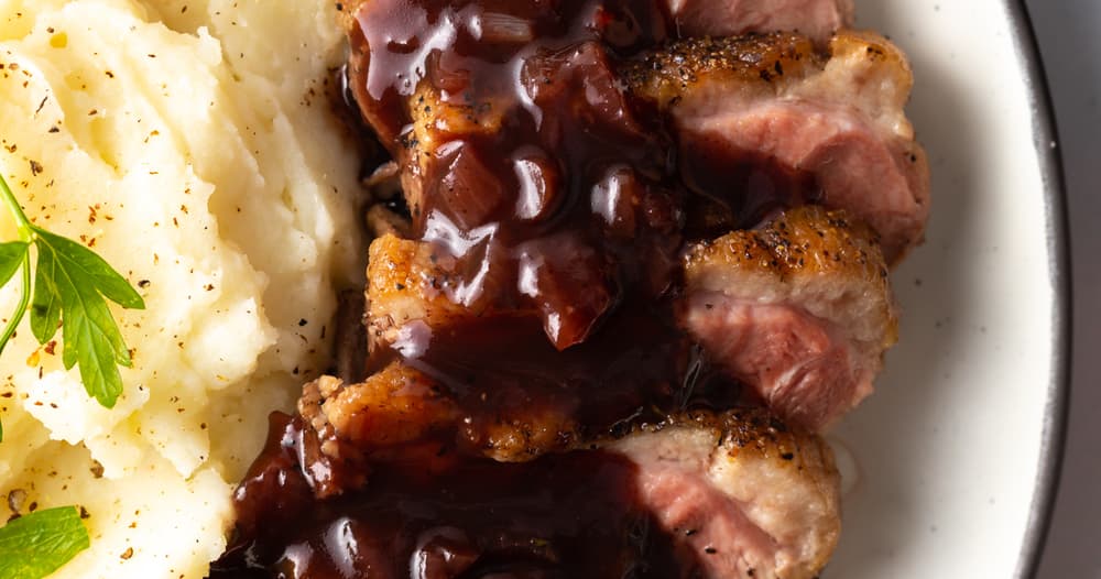 Seared Duck Breast with Blackberry Pan Sauce | Punchfork