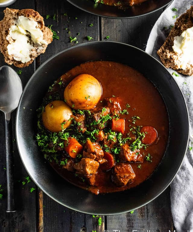 Slow Cooker Guinness Beef Stew Punchfork