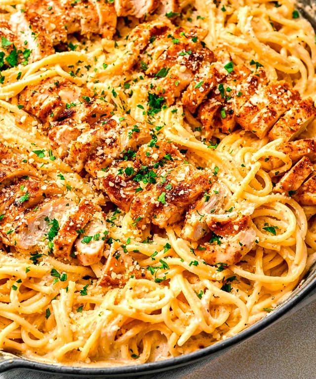 Cajun Chicken Alfredo Pasta Punchfork
