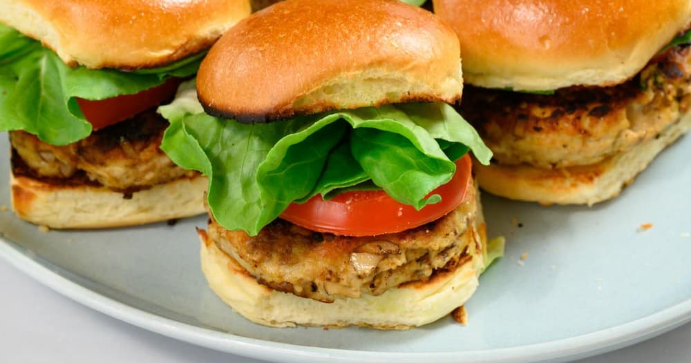 Chicken Mushroom Burgers Punchfork