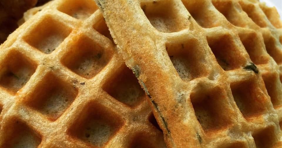 Savory Herb Waffles Punchfork