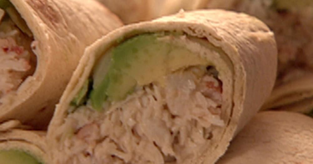 Tuna and Crab Wraps/Crab and Avocado Wraps Punchfork