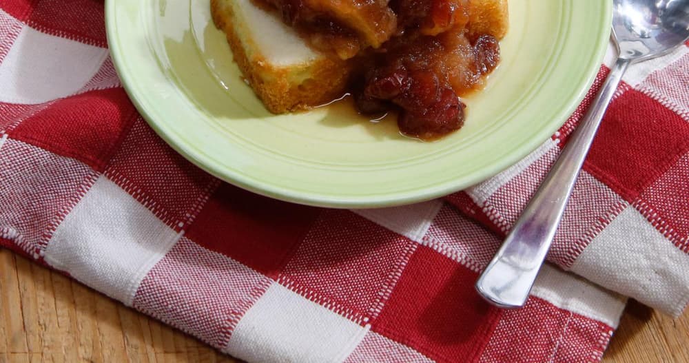 SlowCooker Fruit Compote Punchfork