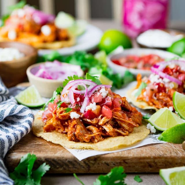Tostadas De Tinga Punchfork