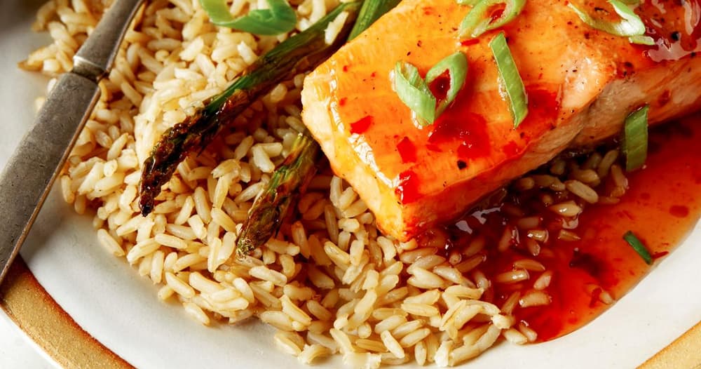 Air Fryer Sweet Chili Salmon Punchfork