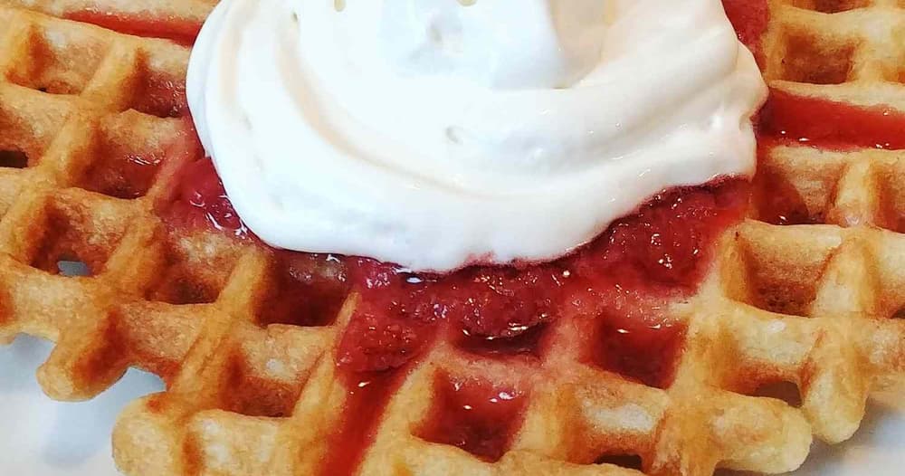 Funnel Cake Waffles Punchfork