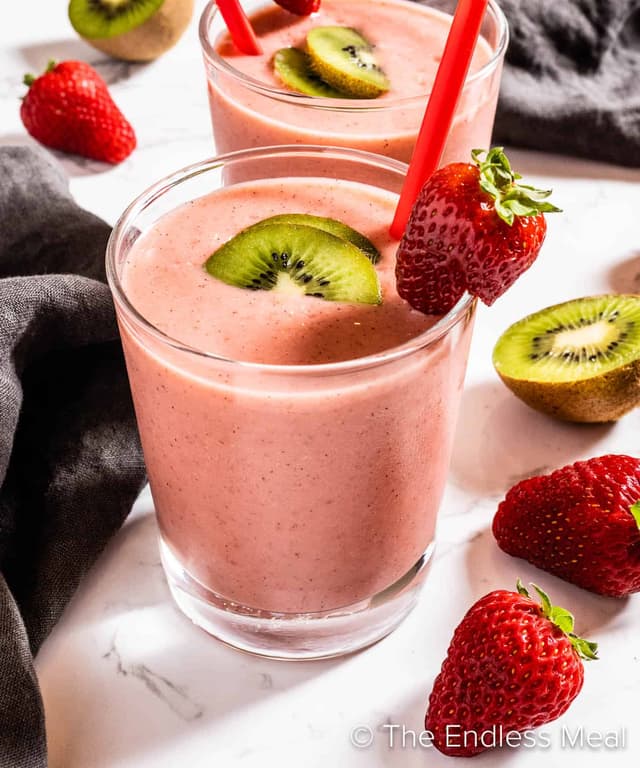 Strawberry Kiwi Smoothie Punchfork