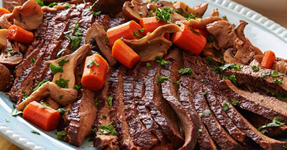 Slow Cooker Brisket with Brown Gravy Punchfork