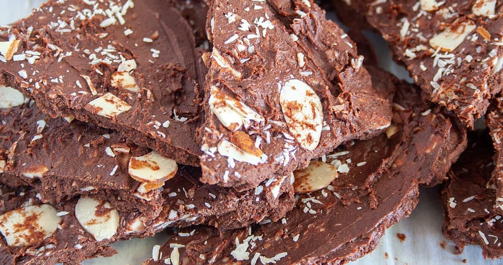 Coconut Oil Chocolate Bark Punchfork