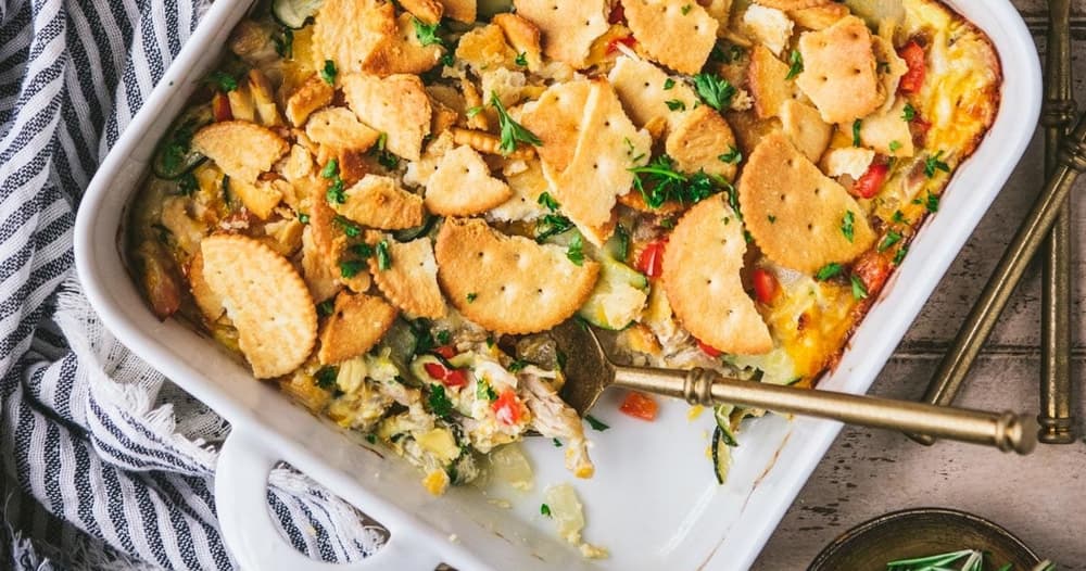 Southern Chicken Zucchini Casserole Punchfork