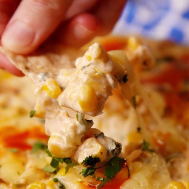 Cheesy Mexican Corn Dip Punchfork