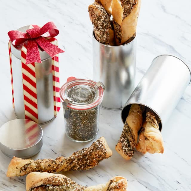 Za'atar Puff Pastry Straws Punchfork