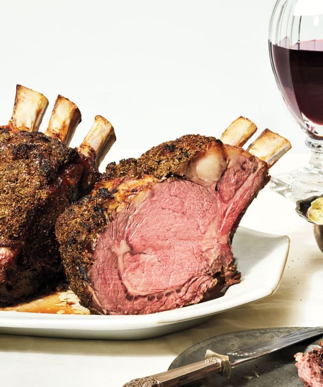 Reverse Sear RibEye Roast with Fennel and Rosemary Punchfork