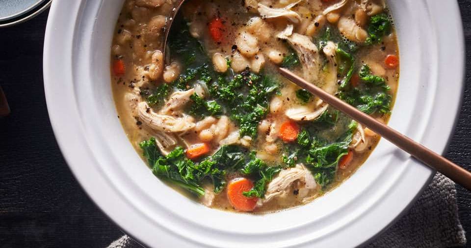 SlowCooker Chicken & White Bean Stew Punchfork