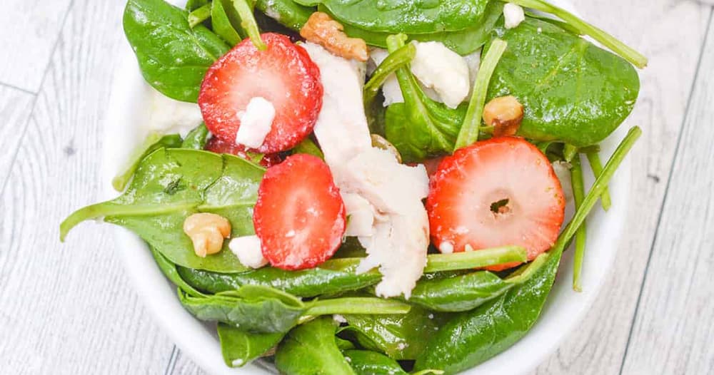 Strawberry Spinach Salad Punchfork