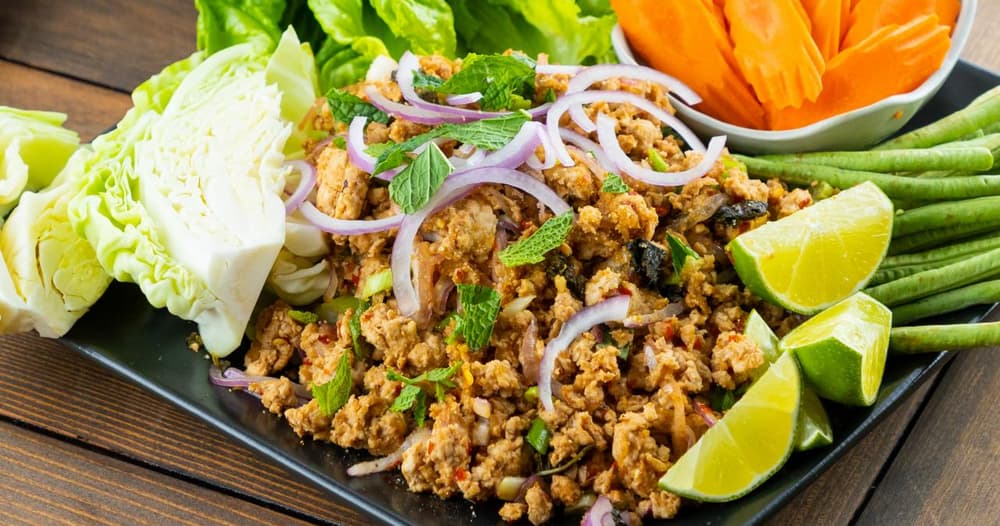 Laab Gai (Turkey Laab) Punchfork