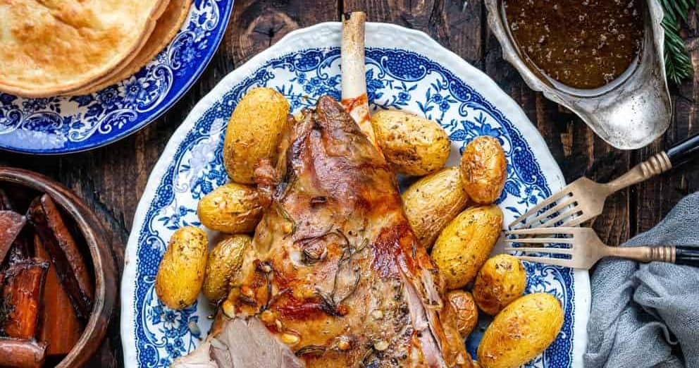 Slow Cooked Leg of Lamb Punchfork