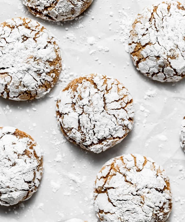Ginger Molasses Crinkle Cookies Punchfork